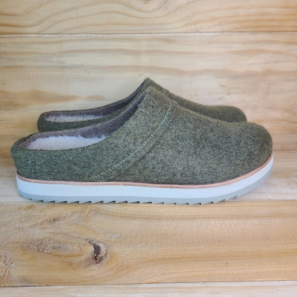 Merrell Wool Juno Clogs Women's 7.5 Olive